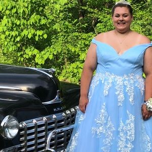 A lavander dress in great condition